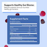TUSHY Reboot Prebiotic Fiber Gummies showing serving size