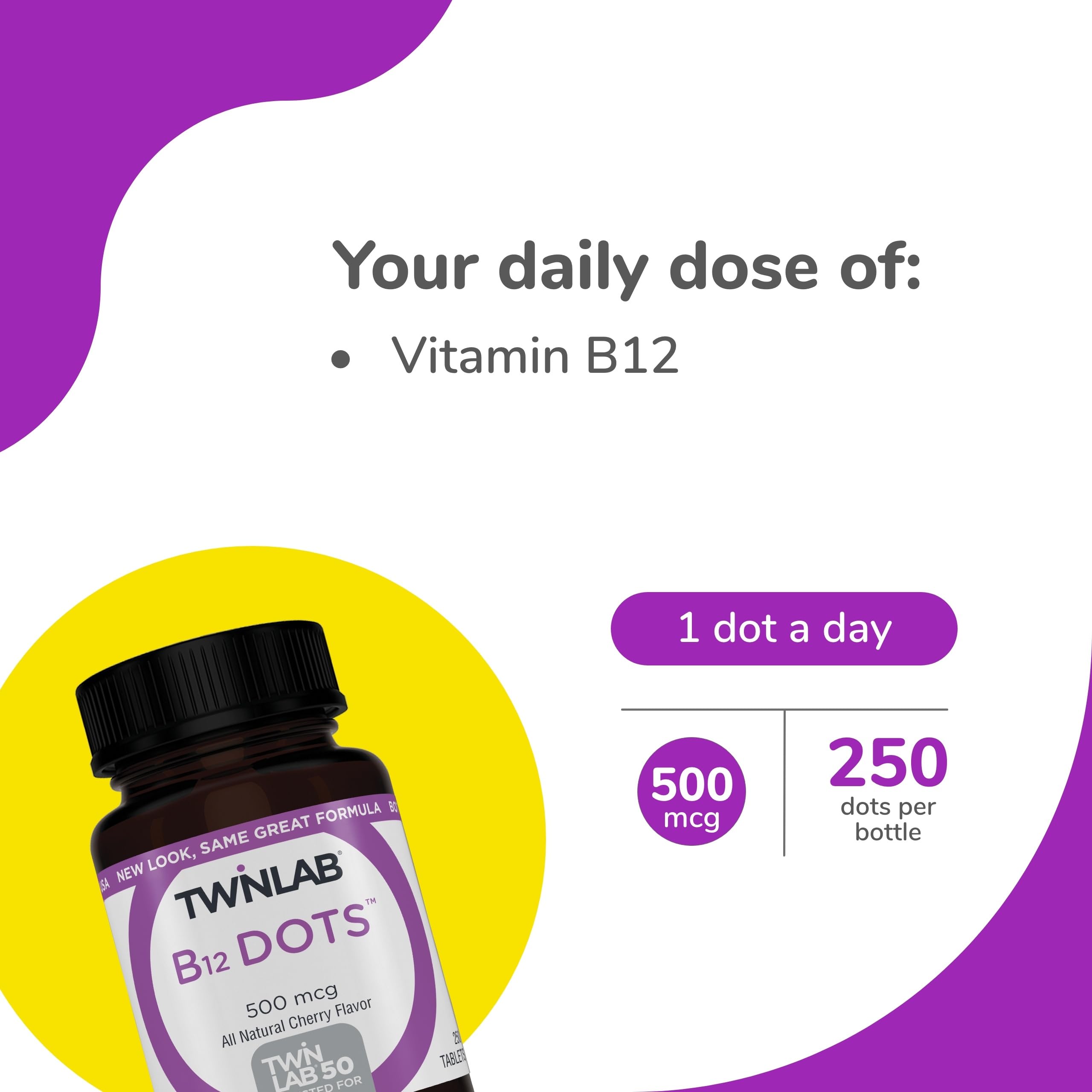 Twinlab B12 Vitamin Supplement 500mcg packaging