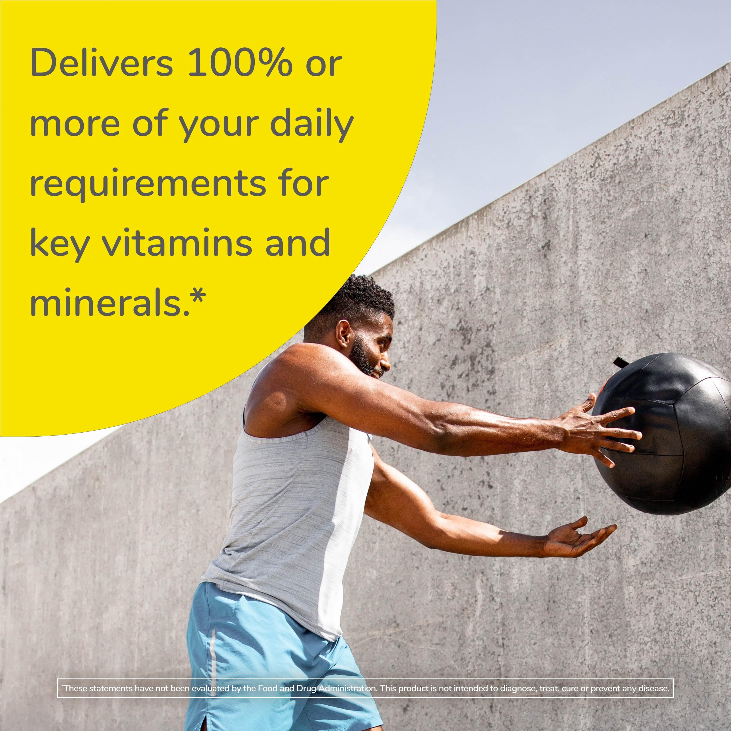 Twinlab Men's Multivitamin 100g with dosage information
