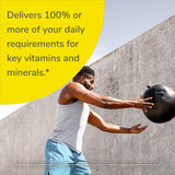 Twinlab Men's Multivitamin 100g with dosage information
