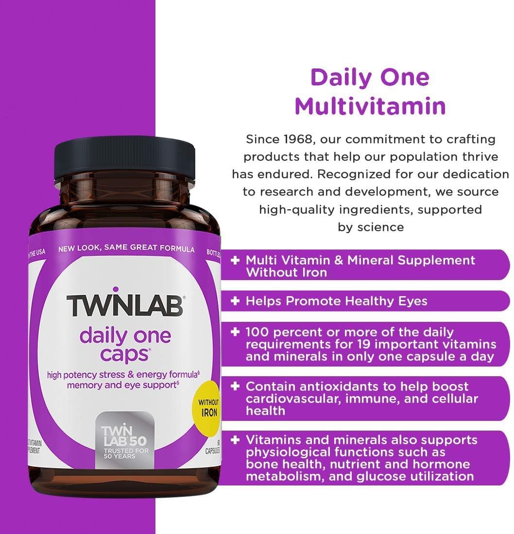 Twinlab Multi Vitamin and Mineral Supplement packaging