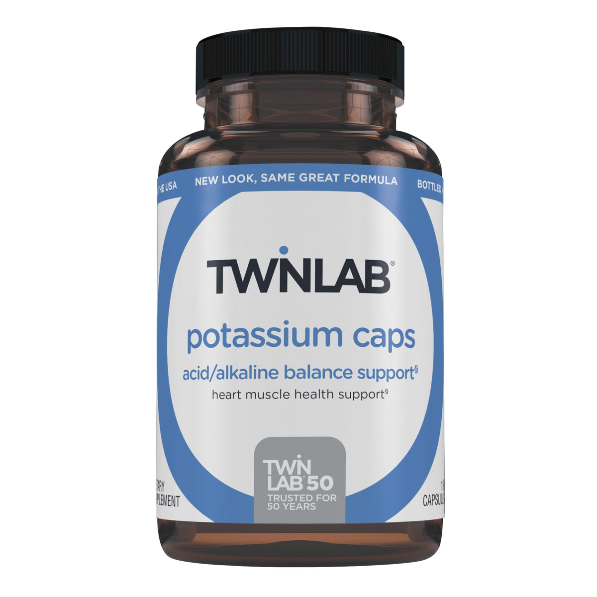 Twinlab Potassium Citrate Supplement 99mg front view
