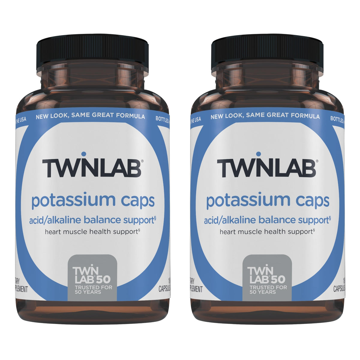 Twinlab Potassium Citrate Supplement 99mg front view