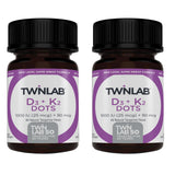 Twinlab Vitamin D3 + K2 Dots front view packaging