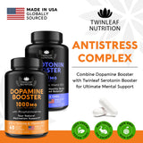 TWINLEAF NUTRITION 5-HTP Brain Food Supplement on a table
