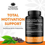 TWINLEAF NUTRITION 5-HTP Brain Food Supplement side view