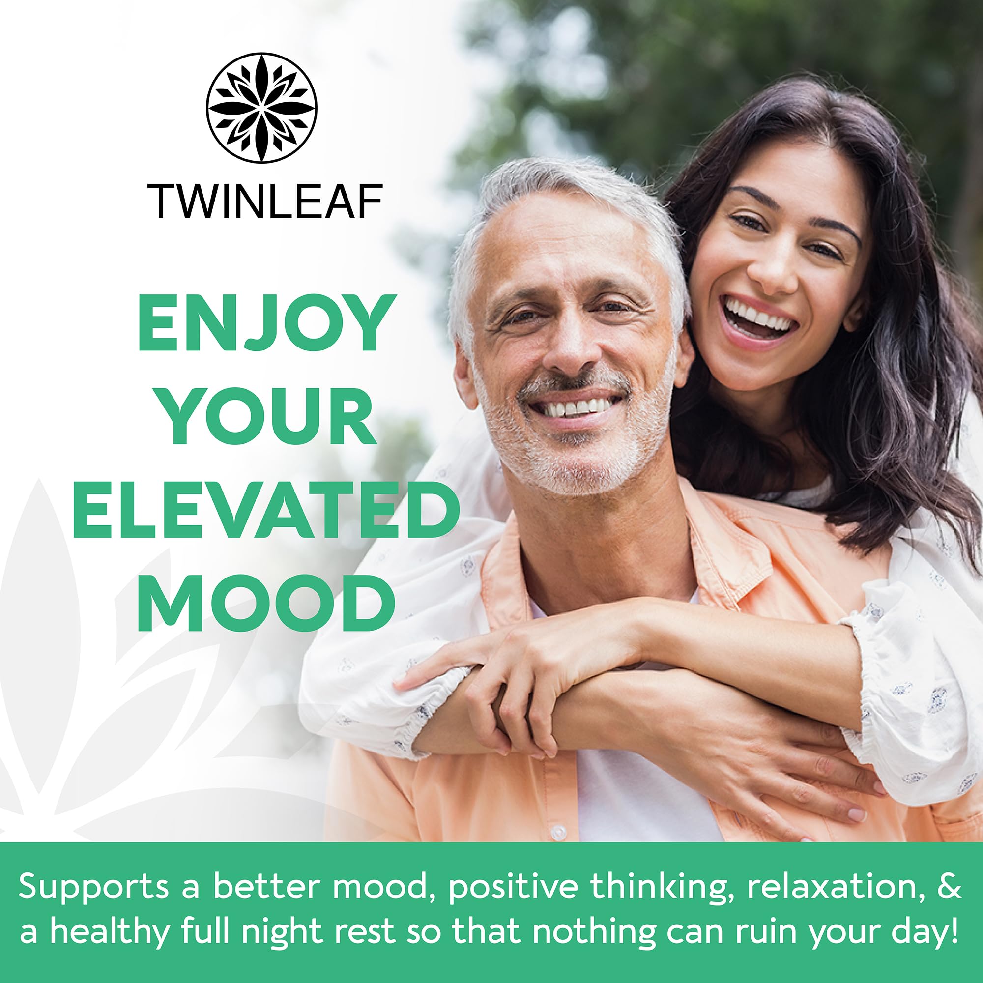 TWINLEAF NUTRITION 5-HTP supplement opened bottle with capsules