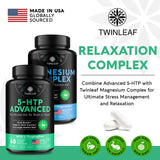 TWINLEAF NUTRITION 5-HTP supplement with measuring spoon