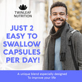 TWINLEAF NUTRITION Serotonin Support Supplement 5-HTP capsules