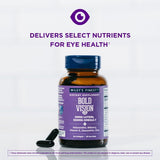 Two capsules of Wiley's Finest Bold Vision Omega-7 Fish Oil Supplement