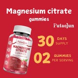 Two Putaojun Magnesium Citrate Gummies on a white background