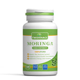 TWOHHACC Moringa Powder Capsules 1000mg front view