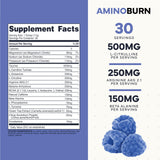 Type Zero Amino Burn Vegan BCAA Powder packaging side view