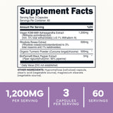 Type Zero Ashwagandha Supplement bottle side view