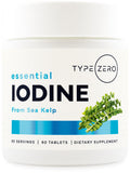 Type Zero Clean Iodine Tablets 325 MCG front view