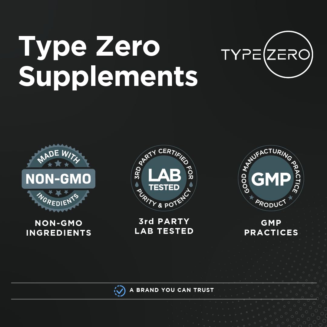 Type Zero Creatine Monohydrate 1000g with workout gear