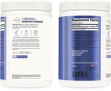 Type Zero Creatine Monohydrate Powder 500g packaging details