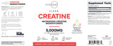 Type Zero Creatine Monohydrate Powder 500g Tropical Fruit Punch scoop