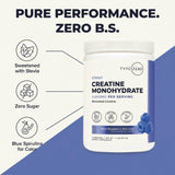 Type Zero Creatine Monohydrate Powder 500g with a shaker bottle