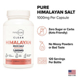 Type Zero Himalayan Salt Capsules 1000mg close-up of capsules