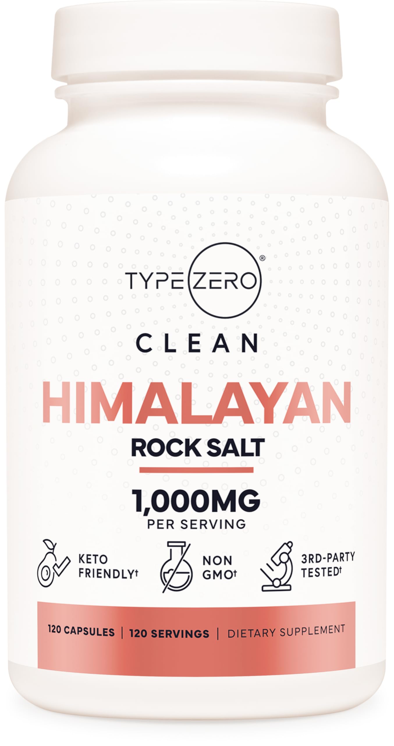 Type Zero Himalayan Salt Capsules 1000mg lifestyle scene