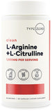 Type Zero L-Arginine Capsules 180 count front view