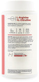 Type Zero L-Arginine Capsules close-up of label