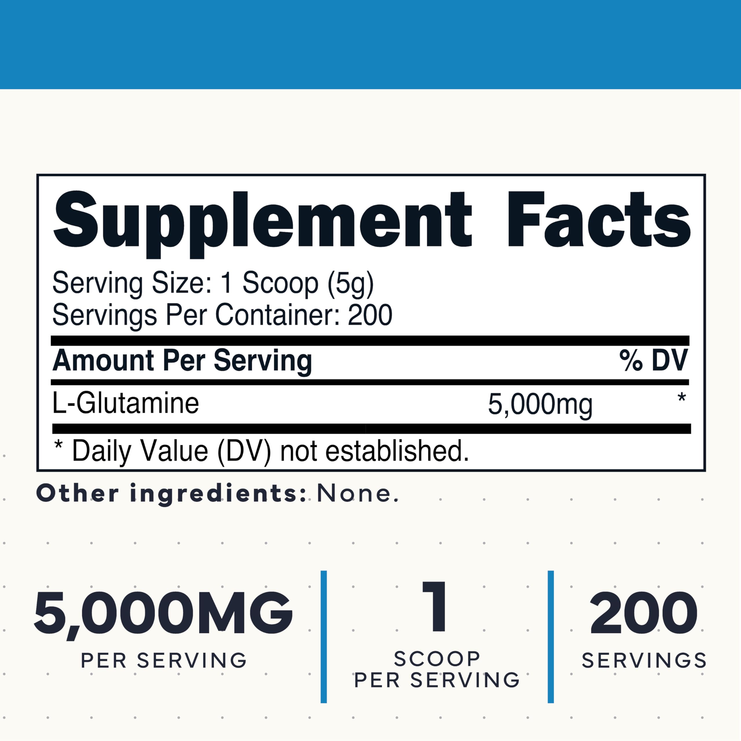 Type Zero L-Glutamine Powder packaging details