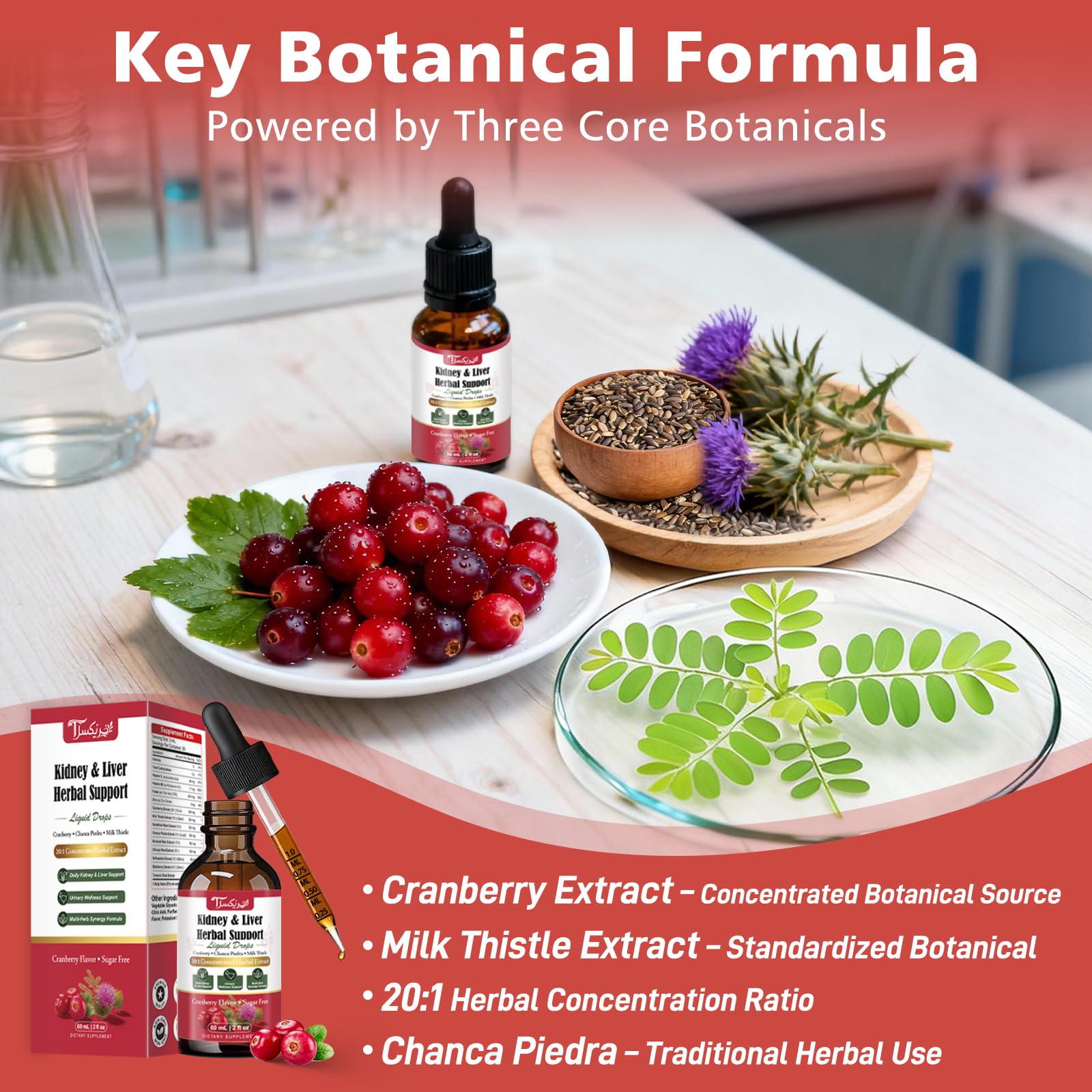 Tyrnixel Cranberry 20:1 Extract Liquid Drops packaging