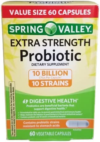 TYU Probiotic Supplement bottle front view with 60 billion CFU