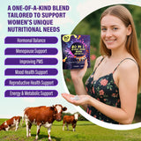 tzaxyan Beef Organ Supplement for Women capsule close-up