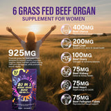 tzaxyan Beef Organ Supplement for Women lifestyle scene with bottle