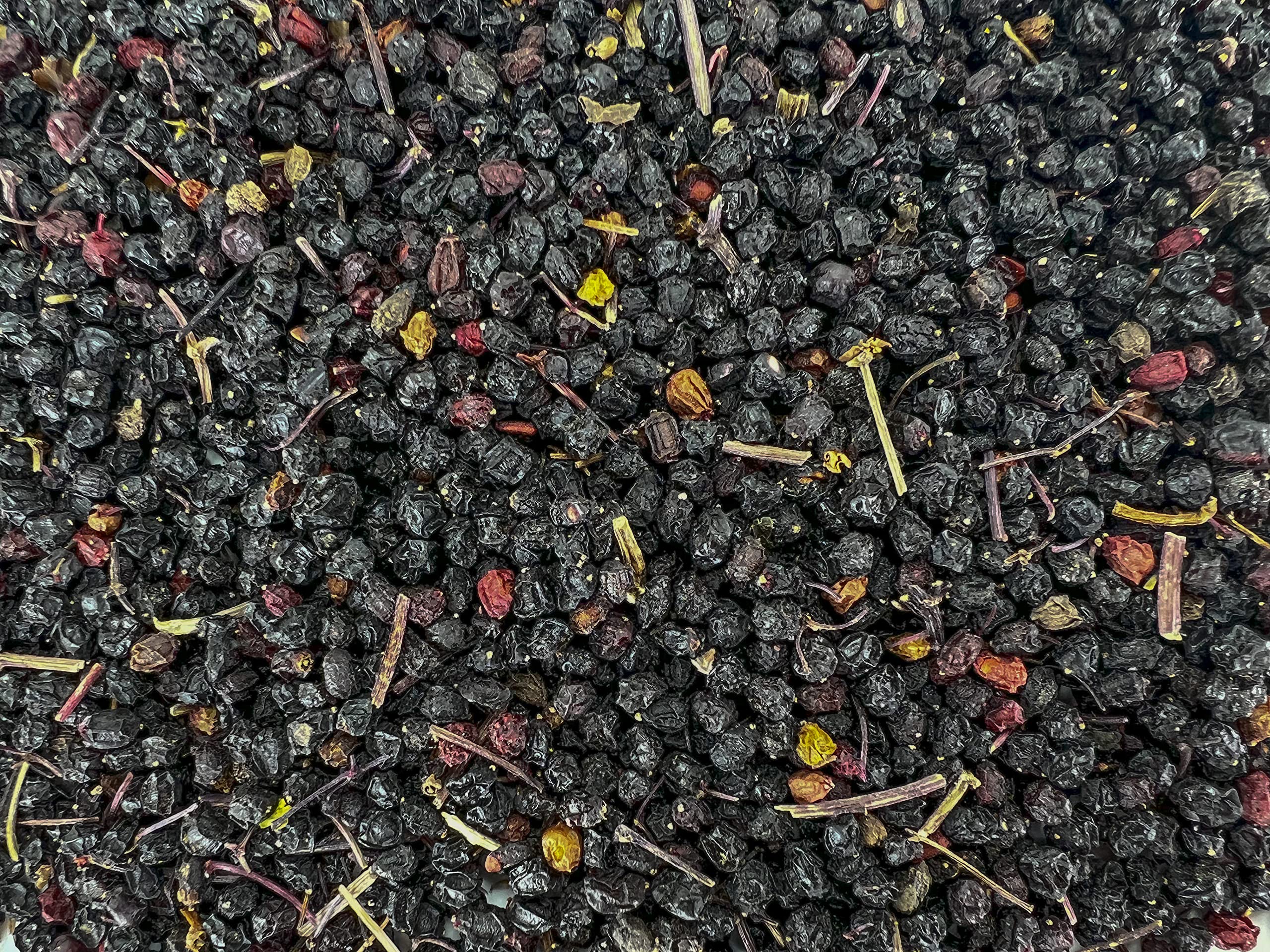 U.S. Wellness Naturals Organic Dried Elderberries 454g packaging