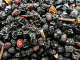 U.S. Wellness Naturals Organic Dried Elderberries in a bowl