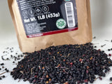 U.S. Wellness Naturals Organic Dried Elderberries with cooking utensils