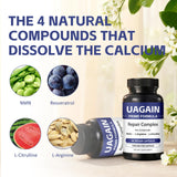 Uagain Repair Complex Capsules for Men back view with ingredient list