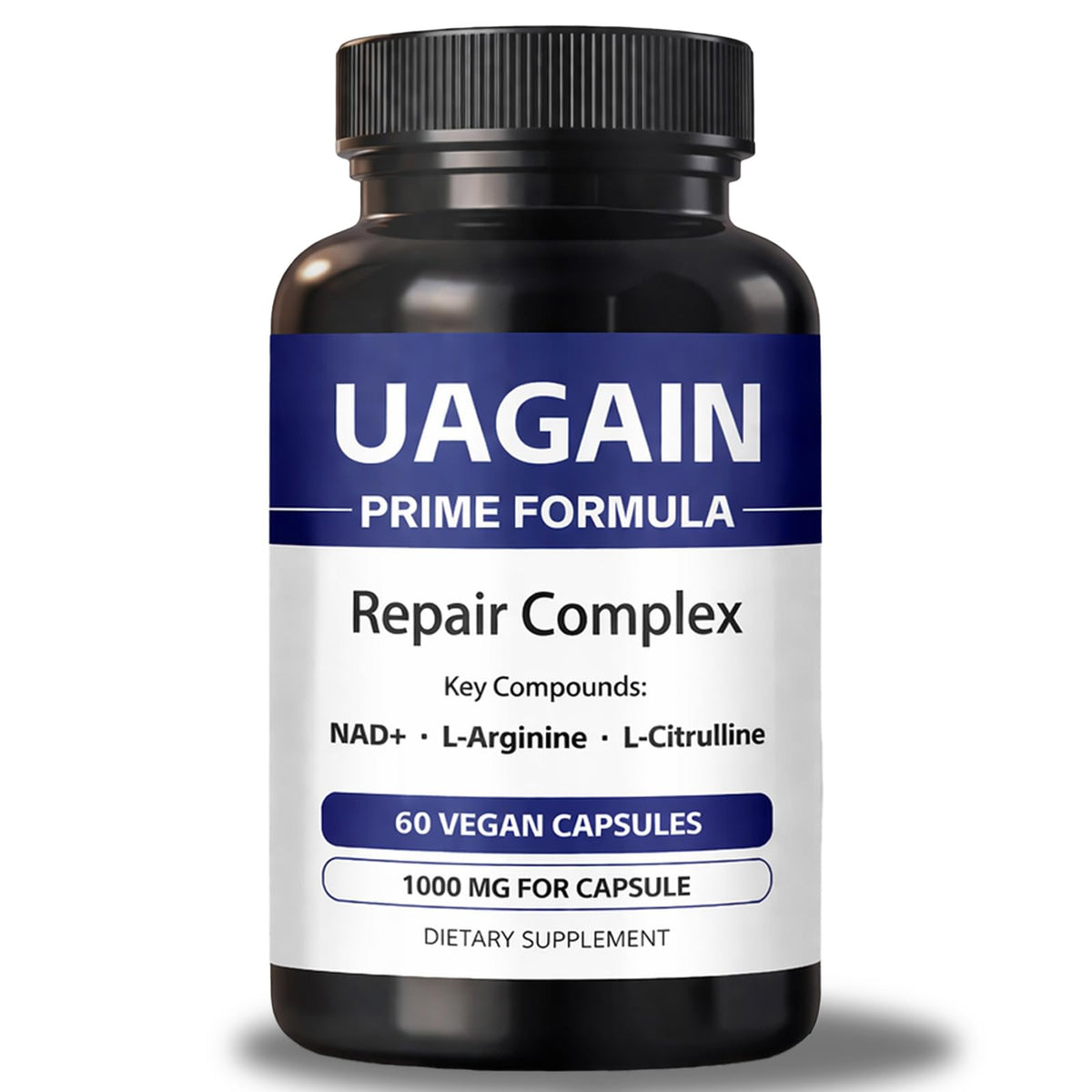 Uagain Repair Complex Capsules for Men front view with packaging