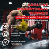 Ubiney Creatine Gummies 5000mg bottle side view