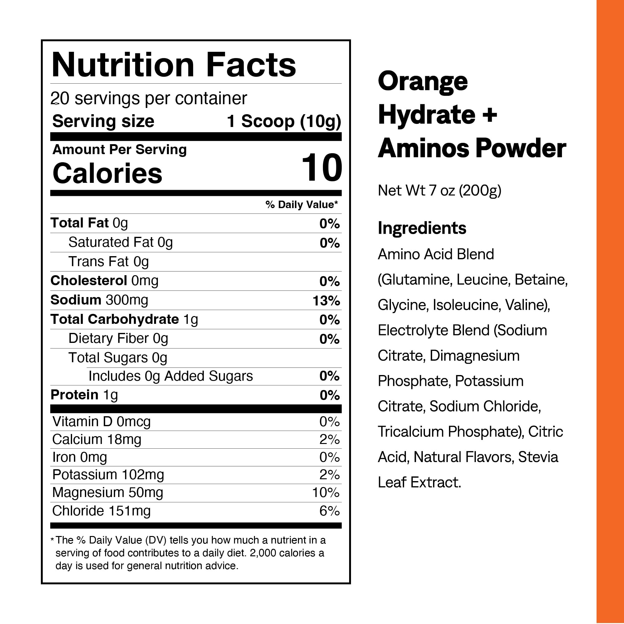 UCAN Hydrate + Aminos BCAAs 198g serving suggestion