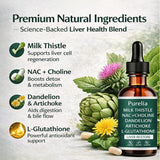 UCHIHA Milk Thistle Supplement 60ml bottle side view
