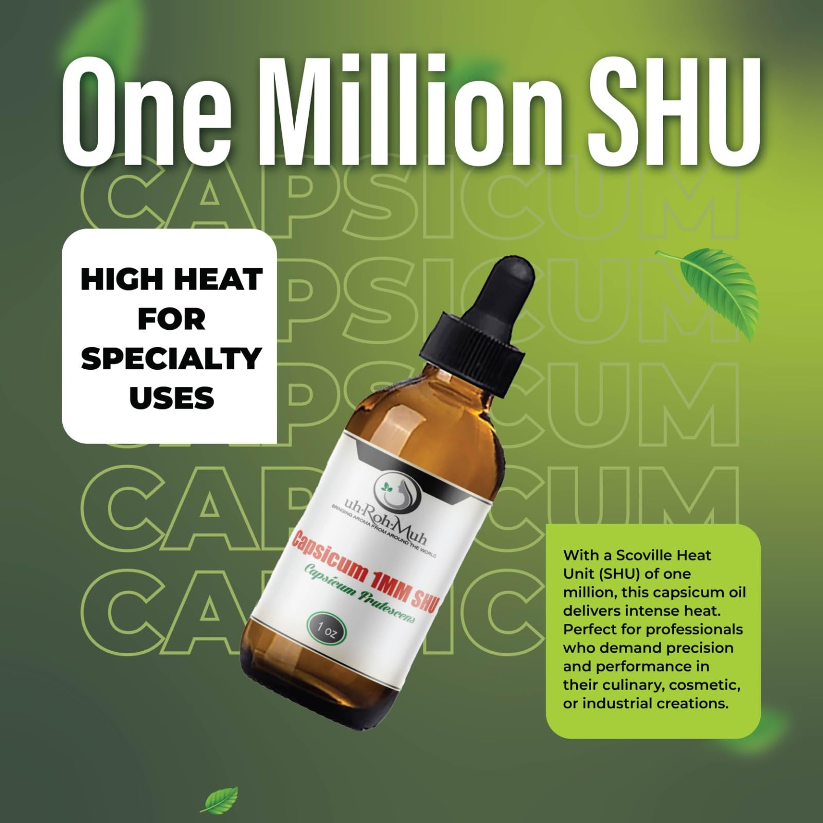 uh*Roh*Muh Capsicum Oleoresin Extract 150g packaging