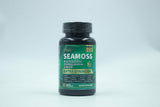 Uheco Sea Moss Capsules displayed with fresh sea moss