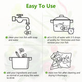 uimomn Iron Fish beside cooking utensils