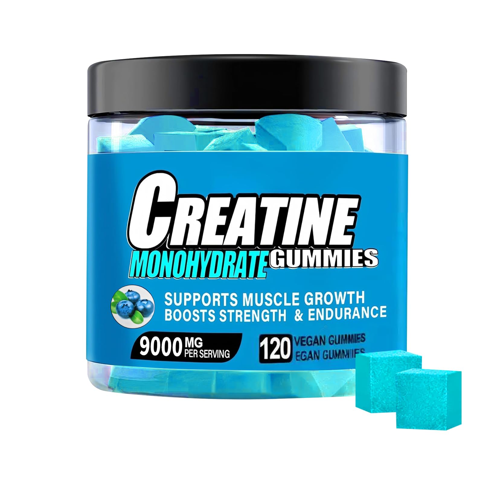 ULIKEATM Creatine Monohydrate Gummies front view with packaging