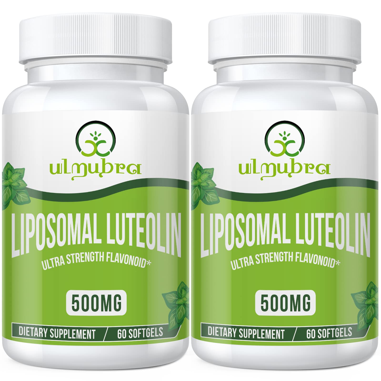 Ulmubra Liposomal Luteolin 500MG Softgels front view