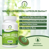 Ulmubra Liposomal Luteolin 500MG Softgels side view