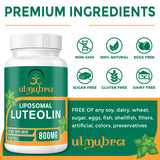 Ulmubra Liposomal Luteolin 800mg Softgels packaging details