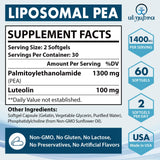 Ulmubra Liposomal PEA Supplement ingredients list