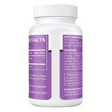 Ulmubra Saffron Supplement bottle with capsules on a wooden table