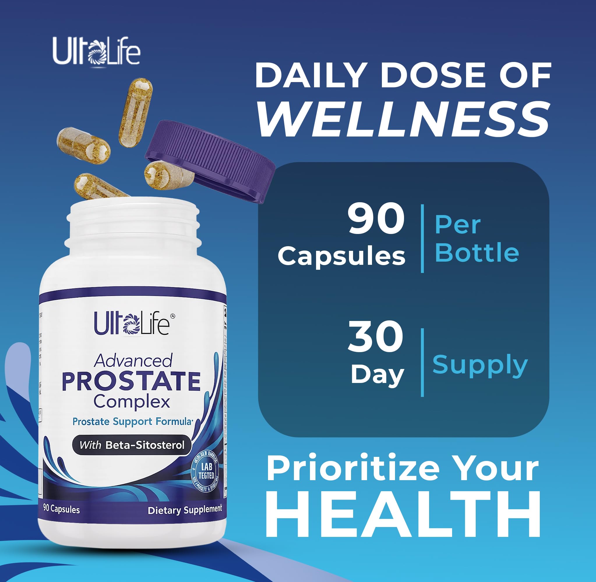 ULTALIFE Saw Palmetto Supplement with other herbal supplements